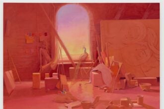 Lisa Yuskavage, Peacock in the Garret, 2024 © Lisa Yuskavage. Courtesy the artist and David Zwirner